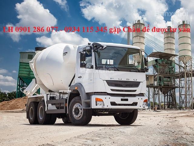 Xe bồn trộn Fuso FJ Mixer 2528C RMC (7 Khối)/tiêu chuẩn Đức, giá sốc, lãi sất thấp, vay tới 70%