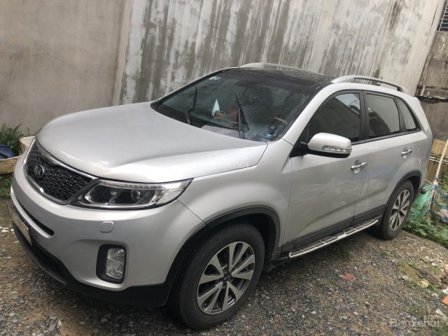 Bán Kia Sorento Full 1 cầu đời 2015, màu bạc