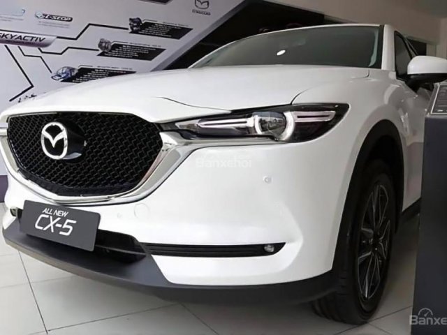 Bán Mazda CX 5 đời 2018, màu trắng, xe hoàn toàn mới0
