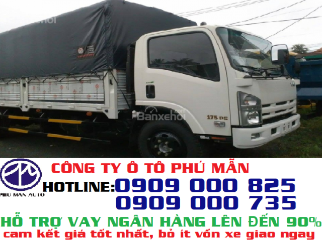 Giá xe tải Isuzu Vĩnh Phát 8.2T thùng bạt