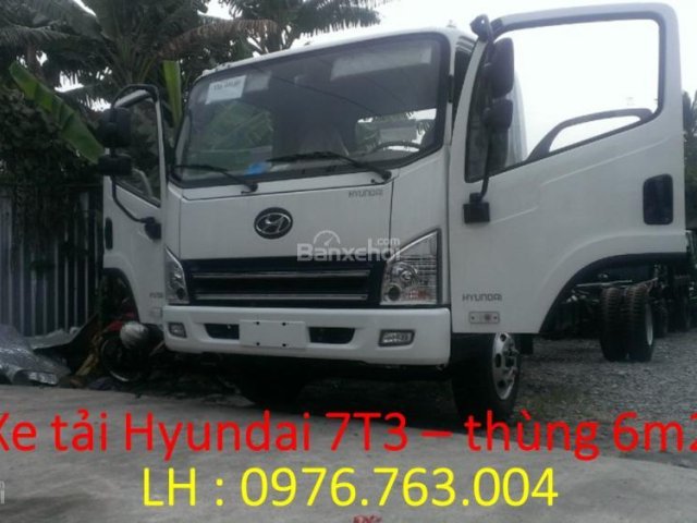 Bán xe tải thùng dài 6m máy Hyundai mạnh mẽ