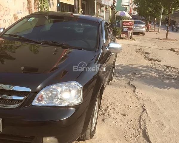 Bán Chevrolet Lacetti 1.6 năm 2012, màu đen, 295 triệu