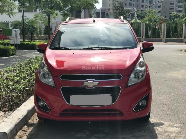 Chevrolet Spark LTZ 2015, màu đỏ đi kỹ đẹp. Xe nhà sử dụng