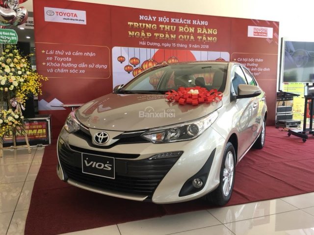 Toyota Hải Dương bán Toyota Vios model 2019 khuyến mại cực lớn trong tháng, trả góp đến 80% - Lh: 0906.34.11.11 Mr Thắng