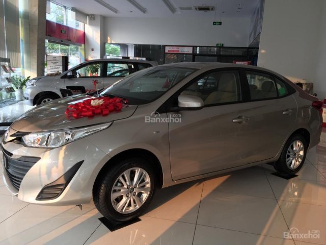 Toyota Vios E MT phiên bản 2019 khuyến mại cực lớn trong tháng, trả góp lên đến 80% - Lh: 0906.34.11.11 Toyota Hải Dương0