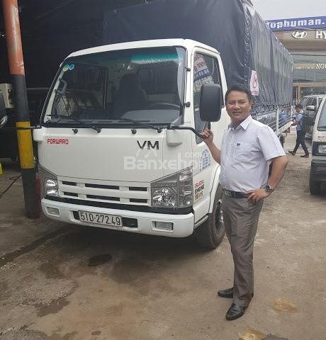 Bán xe tải Isuzu 1T9 thùng siêu dài 6m2, chỉ với 70tr nhận xe, giá cực rẻ