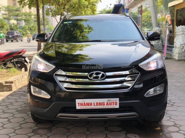 Bán Hyundai Santa Fe full máy xăng, sản xuất năm 2014, màu đen nhập khẩu