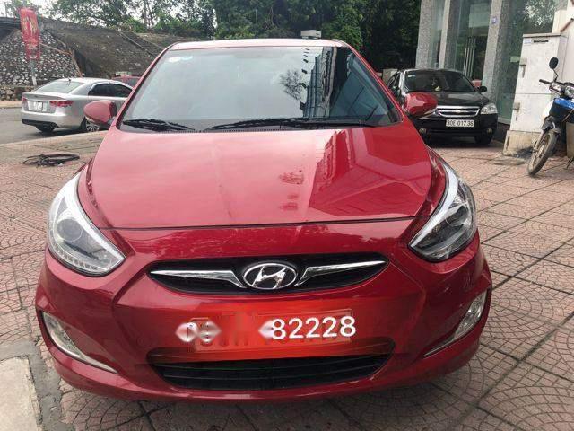 Cần bán gấp Hyundai Accent đời 2015, màu đỏ, nhập khẩu nguyên chiếc 