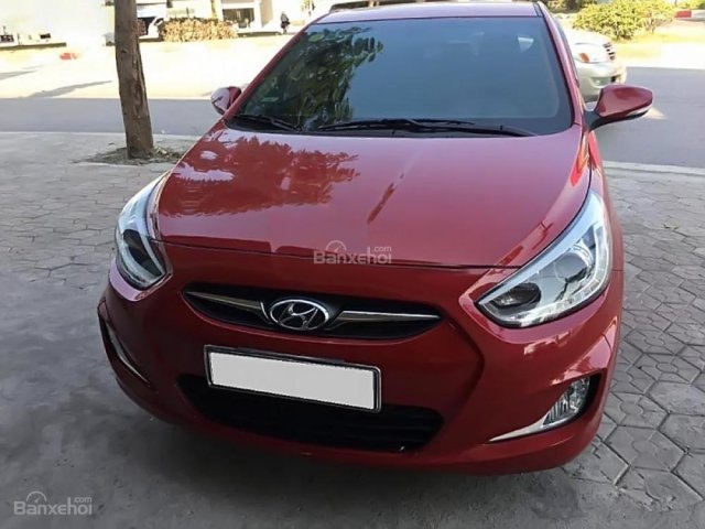 Xe Hyundai Accent 1.4AT năm sản xuất 2014, màu đỏ, nhập khẩu  