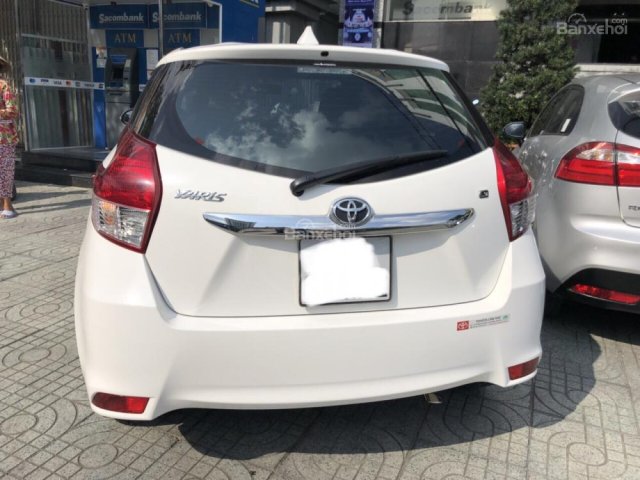 Bán Toyota Yaris 1.3G 2016, màu trắng, đúng chất, giá thương lượng, hỗ trợ trả góp