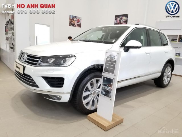 Giao ngay Suv 5 chỗ cao cấp Volkswagen Touareg Trắng - Nhập khẩu chính hãng, đủ màu sắc / hotline: 090.898.8862