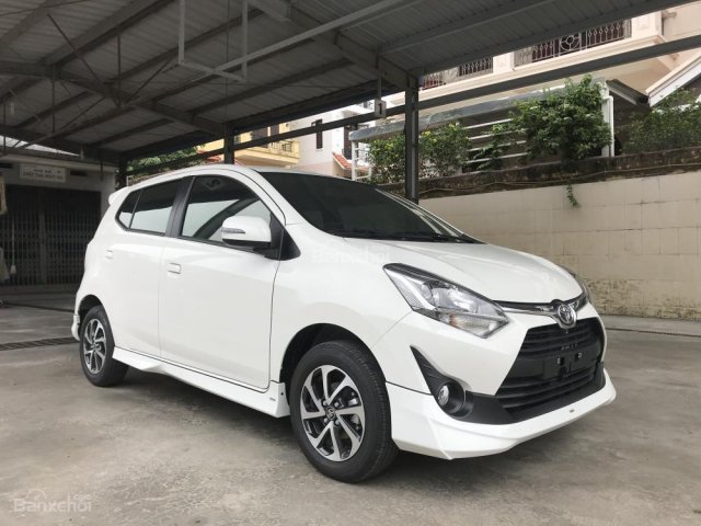 Cần bán Toyota Wigo sản xuất 2018 màu trắng, giá chỉ 415 triệu nhập khẩu