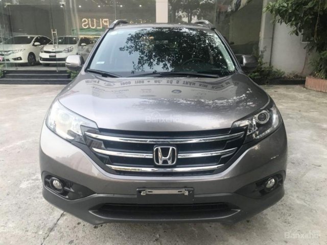 Bán Honda CR V 2.4 AT 2014, màu xám (ghi)