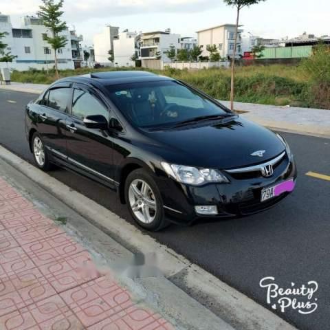 Bán Honda Civic 2.0AT đời 2008, màu đen xe gia đình