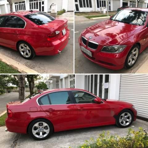 Cần bán BMW 320i năm 2009 nhập khẩu Đức, xe màu đỏ, ghế da màu kem