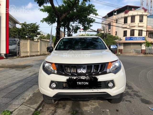 [Siêu giảm] Mitsubishi Triton, màu trắng, xe nhập Thái, lợi dầu 7L/100km, trả góp 80%. LH: 0905.91.01.99