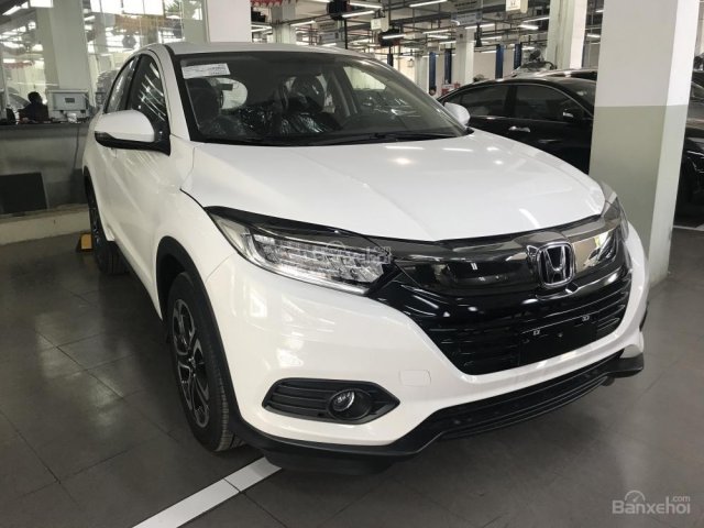 Bán giảm giá sâu cuối năm - Hỗ trợ giao xe nhanh toàn quốc chiếc xe Honda HR-V 1.8G, sản xuất 2019, màu trắng0