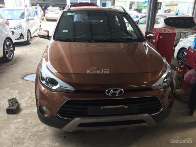 Bán Hyundai i20 Active 2017, màu nâu, giá thương lượng, hỗ trợ góp