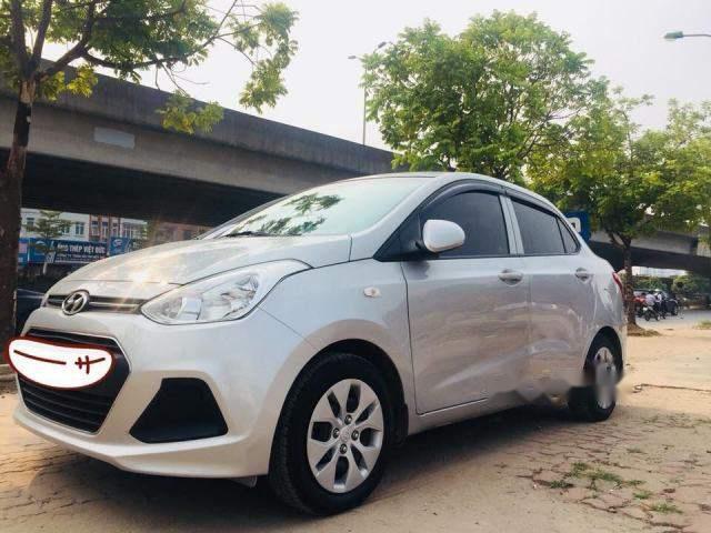 Bán ô tô Hyundai Grand i10 1.2MT đời 2015, màu bạc