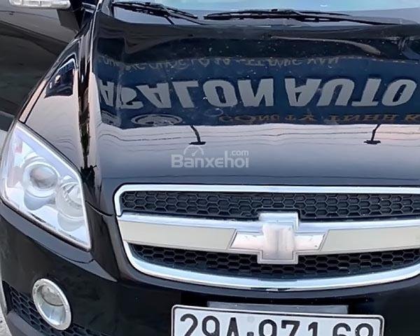 Cần bán lại xe Chevrolet Captiva LTZ 2.4 AT đời 2008, màu đen số tự động