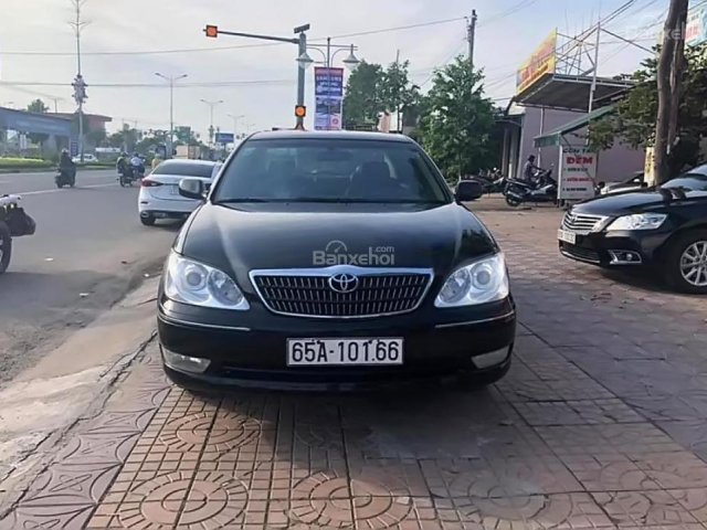 Cần bán lại xe Toyota Camry 2.4G sản xuất 2006, màu đen, giá chỉ 420 triệu