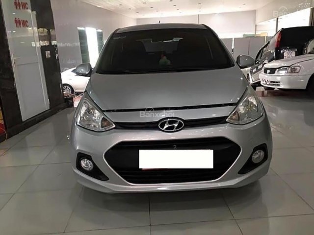 Cần bán Hyundai Grand i10 1.0 MT sản xuất 2014, màu bạc, xe nhập giá cạnh tranh0