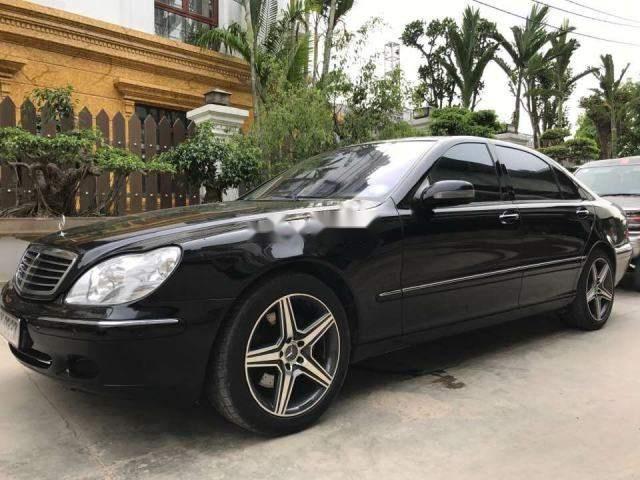 Bán Mercedes S500 đời 2002, màu đen, giá chỉ 480 triệu