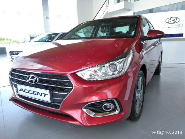 Bán Hyundai Accent 1.4 AT đặc biệt 2018 màu đỏ