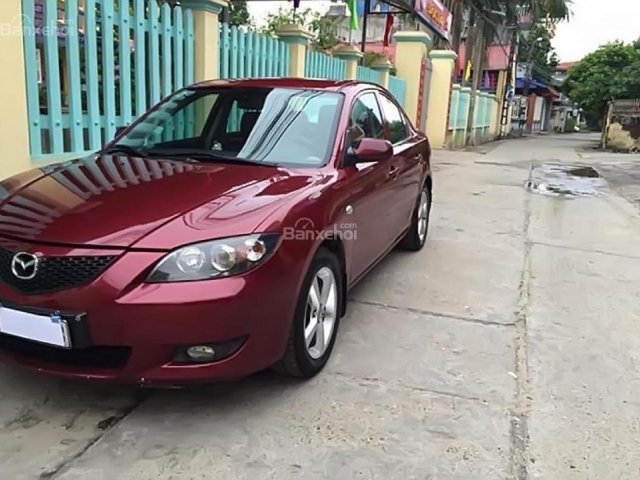 Bán ô tô cũ Mazda 3 năm sản xuất 2005, màu đỏ số tự động 