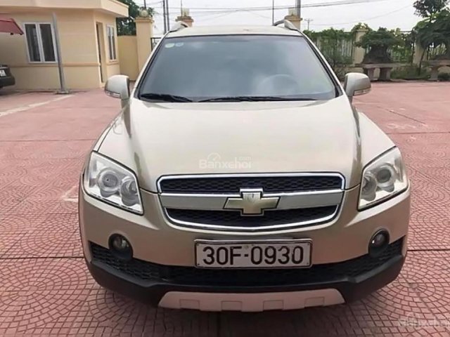 Bán ô tô Chevrolet Captiva sản xuất năm 2007, màu vàng cát