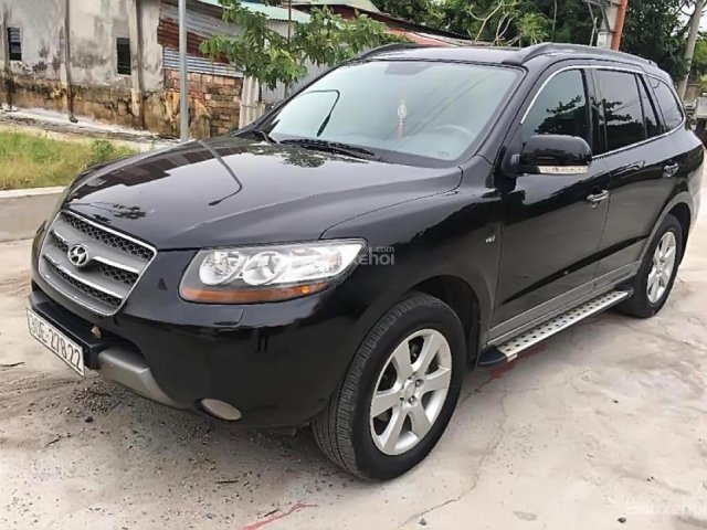 Bán Hyundai Santa Fe SLX sản xuất 2009, màu đen, nhập khẩu nguyên chiếc chính chủ giá cạnh tranh