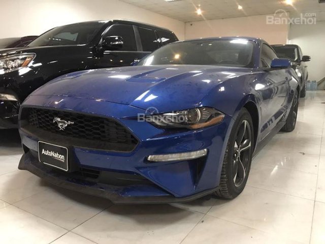 Cần bán xe Ford Mustang Ecoboost sản xuất năm 2018, màu xanh lam, xe nhập