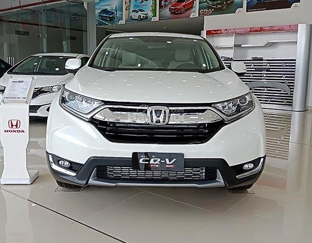 Bán Honda CR V E sản xuất năm 2018, màu trắng, xe nhập