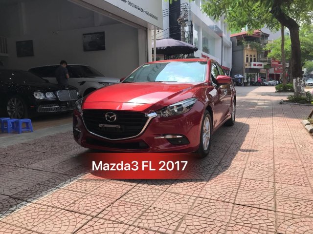 Cần bán xe Mazda 3 2017, màu đỏ, giá chỉ 675 triệu