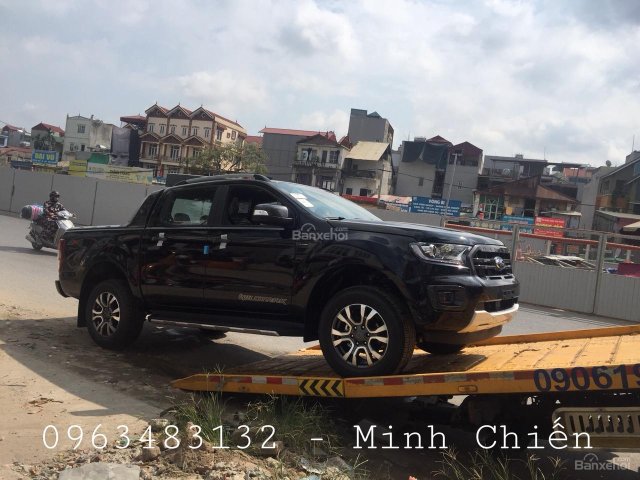 Bán Ford Ranger Wildtrak 2.0 Biturbo 4x4 AT màu đen, mua Ford Ranger, giá tốt liên hệ: 0963483132