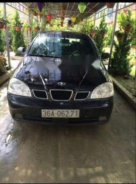 Cần bán lại xe Daewoo Lacetti năm sản xuất 2005, màu đen, 125 triệu