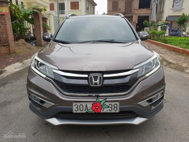 Cần bán Honda CR V sản xuất 2015, màu xám (ghi)