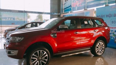 Bán Ford Everest Bi-turbo, Trend 2018 đủ màu, giao ngay, tặng bảo hiểm vật chất, dán phim, bộ phụ kiện