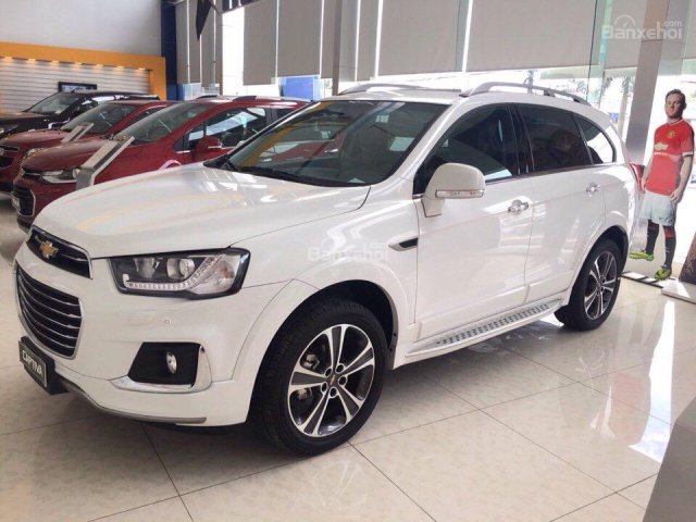 Chevrolet Captiva 2018 màu đỏ 7 chỗ, máy xăng, xe Mỹ đầm chắc, full option, giá tốt khi liên hệ - hotline: 0938533800