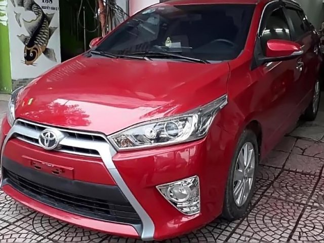 Cần bán xe Toyota Yaris G 1.3AT đời 2014, màu đỏ, nhập khẩu 