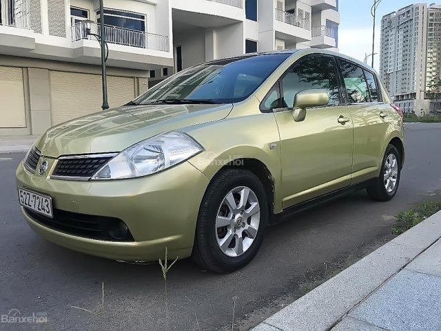 Bán Nissan Tiida 1.6 AT 2006, màu xanh lam, nhập khẩu  