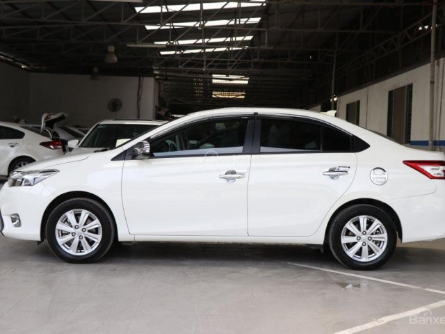 Bán Toyota Vios E (CVT), đời 2017, màu trắng, giá chỉ 530 triệu