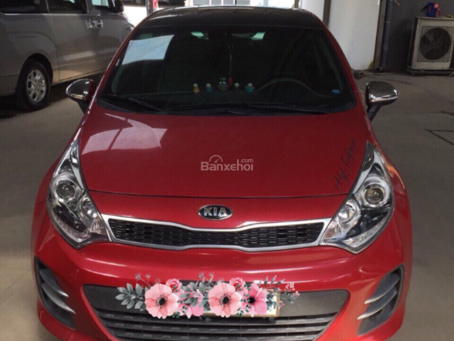 Cần bán lại xe Kia Rio sản xuất 2015, màu đỏ, giá tốt nhập khẩu nguyên chiếc