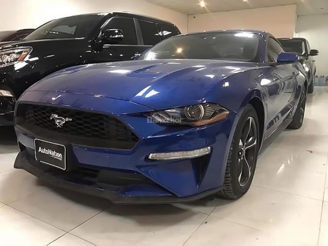 Bán ô tô Ford Mustang EcoBoost Fastback đời 2018, màu xanh lam, xe nhập