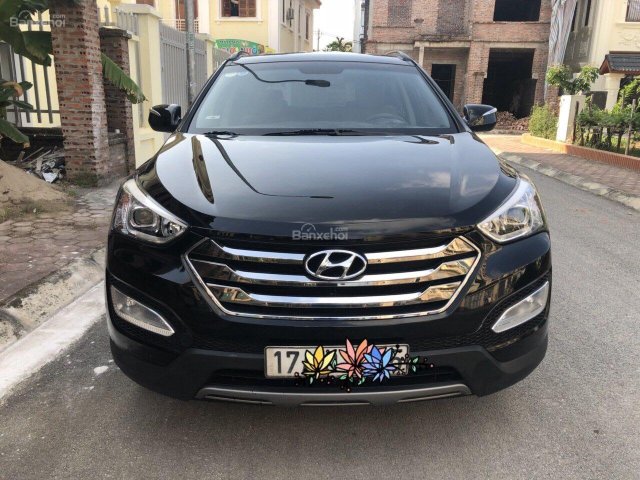 Cần bán Hyundai Santa Fe 2012, màu đen, nhập khẩu