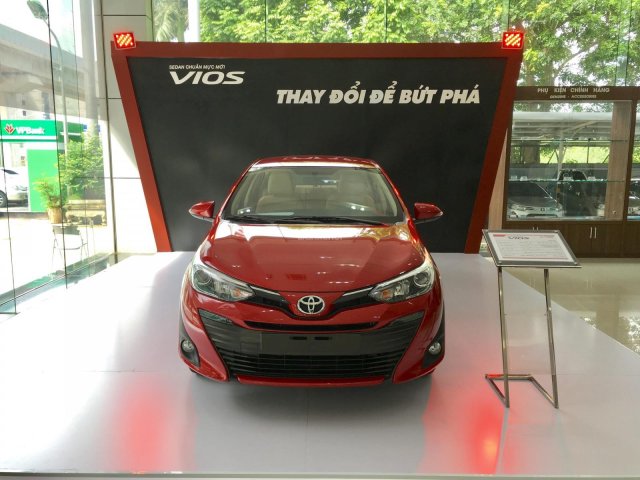 Bán ô tô Toyota Vios 1.5 năm sản xuất 2018, màu đỏ