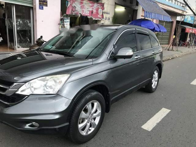 Bán Honda CR V AT năm 2012, màu xám, xe bảo trì tại hãng Honda0