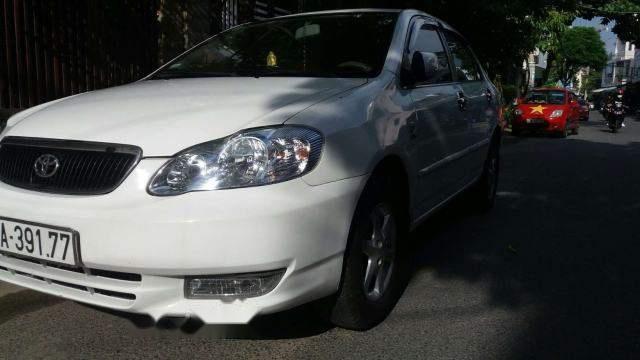 Cần bán Toyota Corolla Altis MT 1.8G 2002, màu trắng