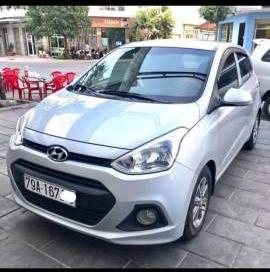 Gia đình bán Hyundai Grand i10 sản xuất 2014, màu bạc, nhập khẩu  