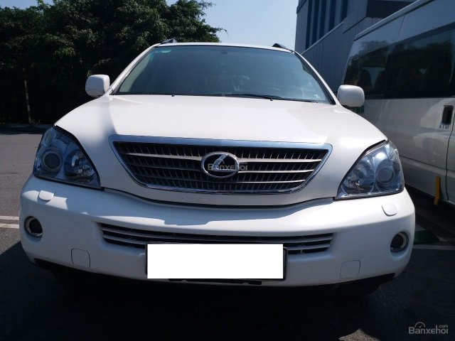 Cần bán Lexus RX400H Hybird màu trắng/kem, sản xuất 12/2008, đăng ký 2009 biển Hà Nội